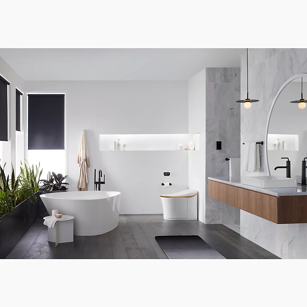 Kohler Eir One-piece elongated smart toilet, dual-flush K-77795-0SG - Plumbing Market