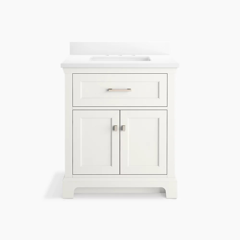 Kohler Charlemont 30" bathroom vanity cabinet with sink and quartz top K-29260-BD1-0 - Plumbing Market
