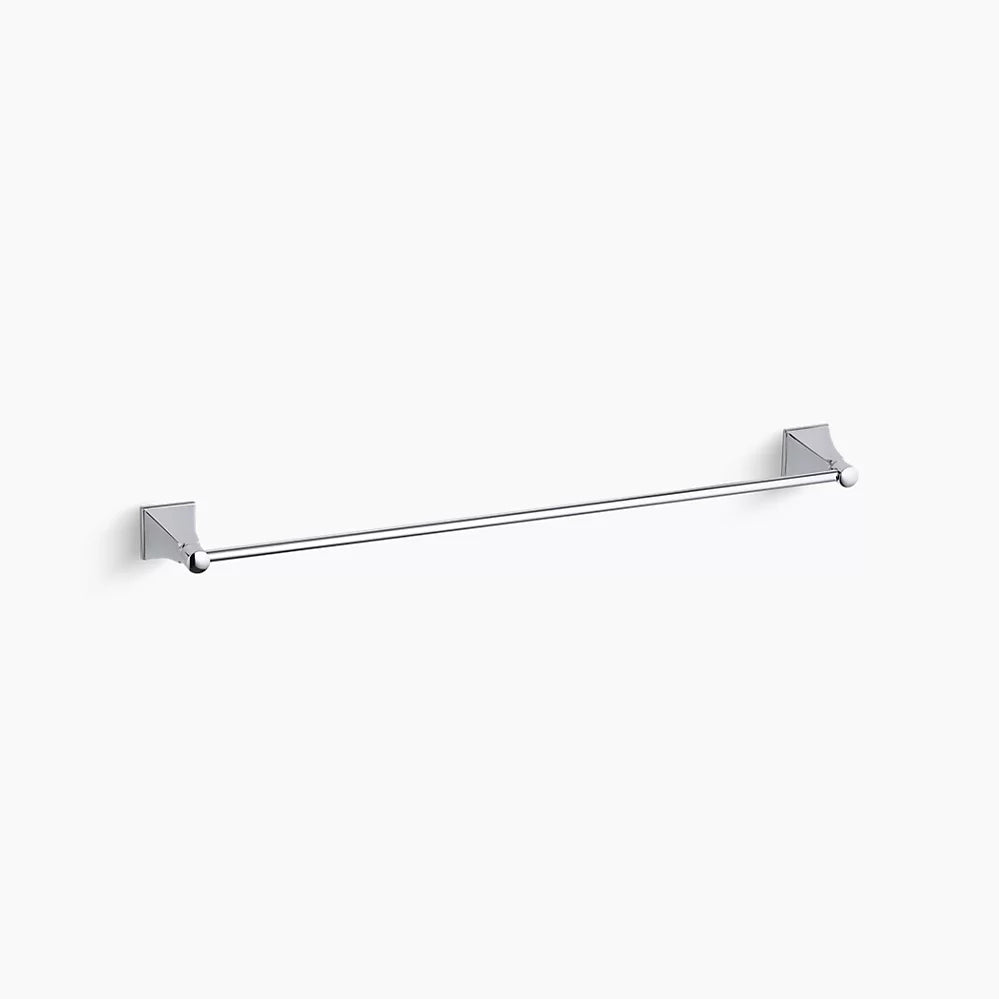 Kohler Memoirs Stately 24" towel bar K-486-CP - Plumbing Market
