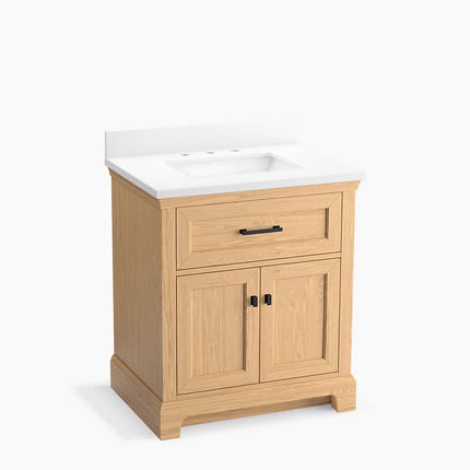 Kohler Charlemont 30" bathroom vanity cabinet with sink and quartz top K-29260-BD1-WEK - Plumbing Market