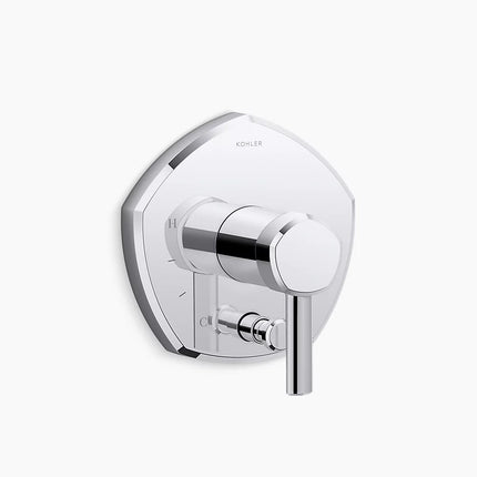 Kohler Occasion Rite-Temp Vlv Trm W/Div T27044-4-CP - Plumbing Market