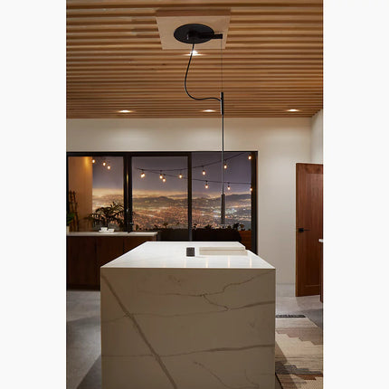 Kohler Purist Suspend Ceiling-mount kitchen sink faucet K-29179-VS - Plumbing Market