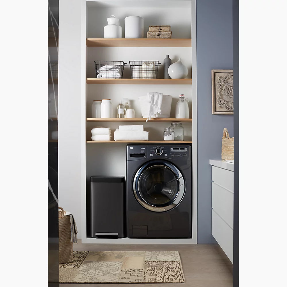 Kohler 8-gallon loft stainless steel step trash can K-20941-ST - Plumbing Market