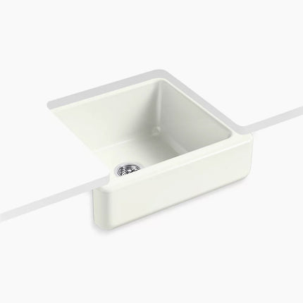 Kohler Whitehaven 23-1/2" undermount single-bowl farmhouse kitchen sink K-5664-NY - Plumbing Market