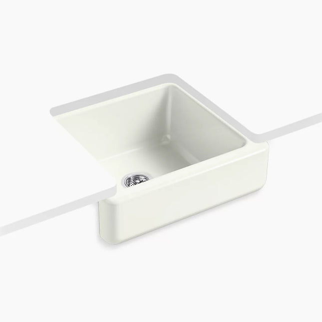Kohler Whitehaven 23-1/2" undermount single-bowl farmhouse kitchen sink K-5664-NY - Plumbing Market