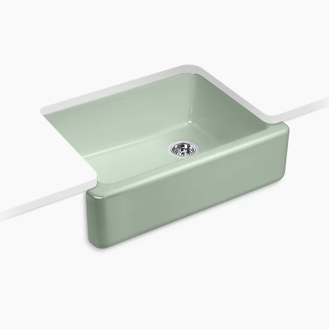 Kohler Whitehaven 29-3/4" undermount single-bowl farmhouse kitchen sink K-6487-42 - Plumbing Market