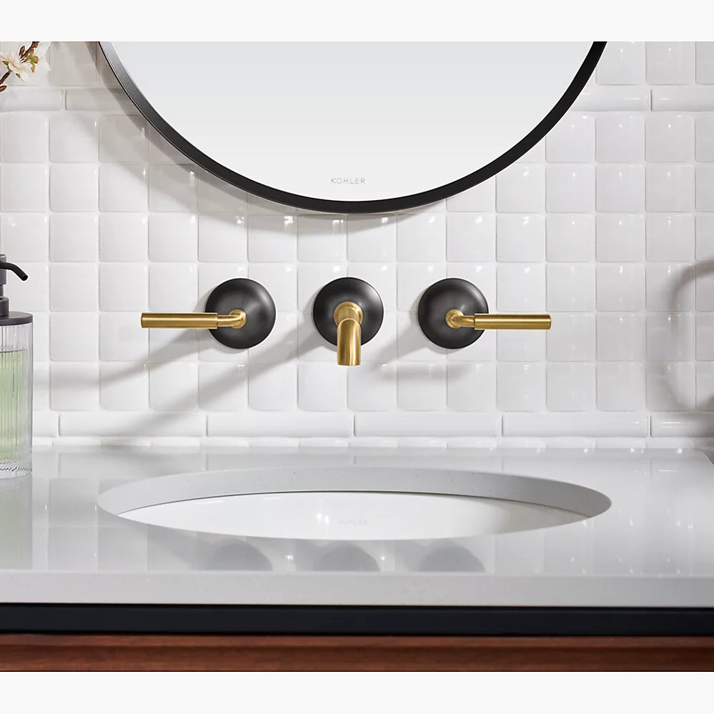 Kohler Tone Wall-mount bathroom sink faucet trim, 1.2 gpm K-T26439-4-CBL - Plumbing Market