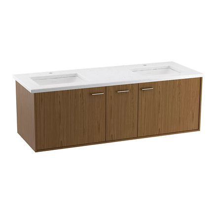 Kohler Jute 60" wall-hung bathroom vanity cabinet K-99548-1WM - Plumbing Market