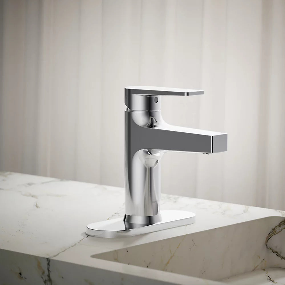Kohler Taut Single-handle bathroom sink faucet, 1.2 gpm K-74021-4-CP - Plumbing Market