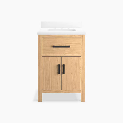 Kohler Kresla 24" bathroom vanity cabinet with sink and quartz top K-40637-BD1-WEK - Plumbing Market