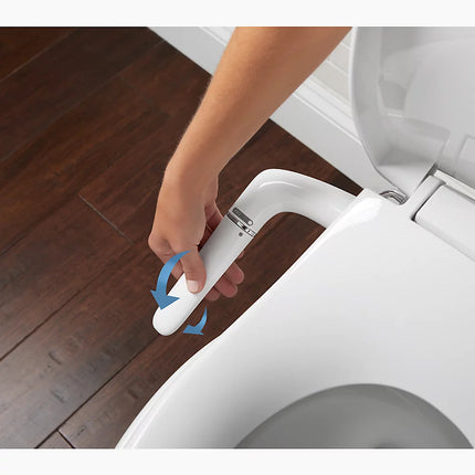 Kohler PureWash M250 Elongated manual bidet toilet seat K-5724-0 - Plumbing Market