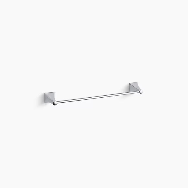 Kohler Memoirs Stately 18" towel bar K-485-CP - Plumbing Market