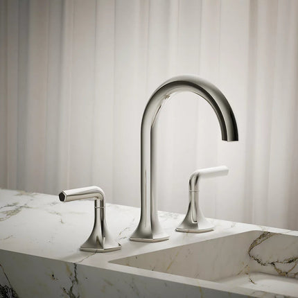 Kohler Occasion Bathroom sink faucet spout with Cane design, 0.5 gpm K-27008-N-SN - Plumbing Market