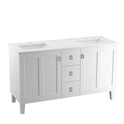Kohler Poplin 60" bathroom vanity cabinet K-99537-LG-1WA - Plumbing Market