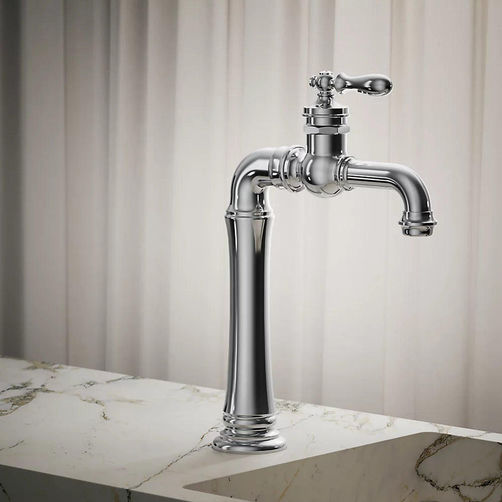 Kohler Artifacts Gentleman's Single-handle bathroom sink faucet, 1.2 gpm K-72763-9M-CP - Plumbing Market