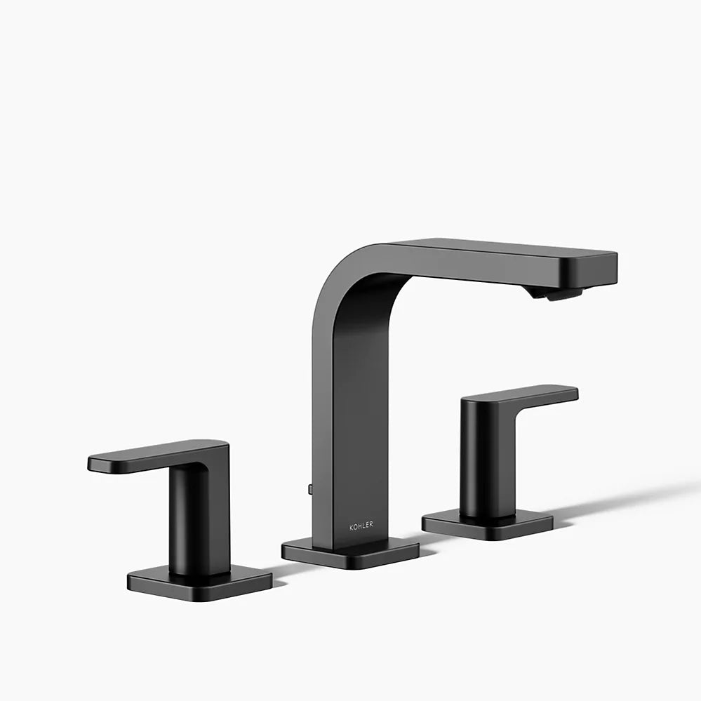 Kohler Parallel Widespread bathroom sink faucet, 0.5 gpm K-23484-4N-BL - Plumbing Market
