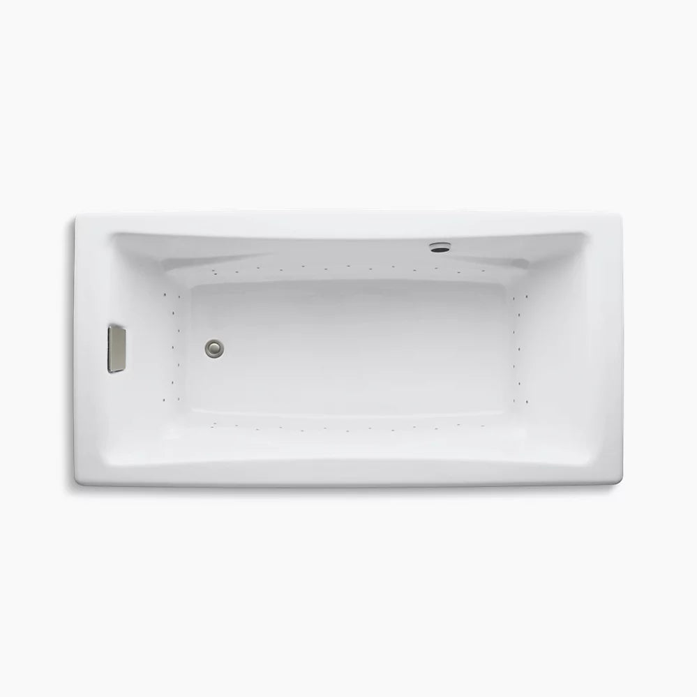 Kohler Tea-for-Two 71-3/4" x 36" drop-in Heated BubbleMassage air bath K-865-GHBN-0 - Plumbing Market