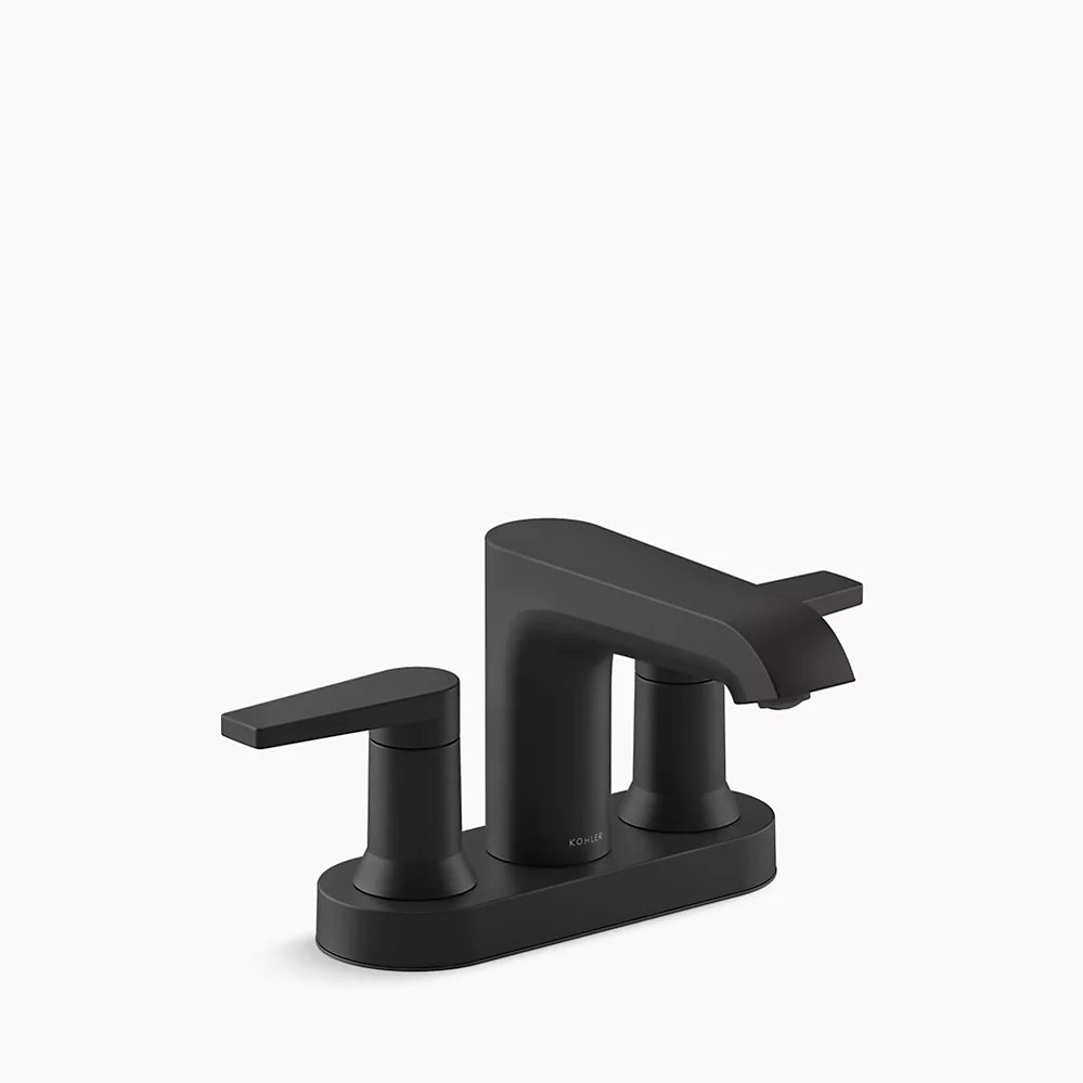 Kohler Hint Centerset bathroom sink faucet, 1.2 gpm K-97094-4-BL - Plumbing Market