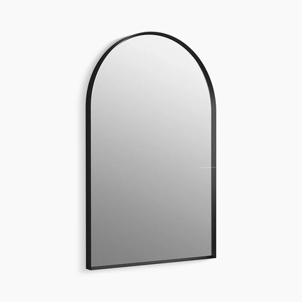 Kohler Essential 24" x 36" arch framed mirror K-30637-BLL - Plumbing Market