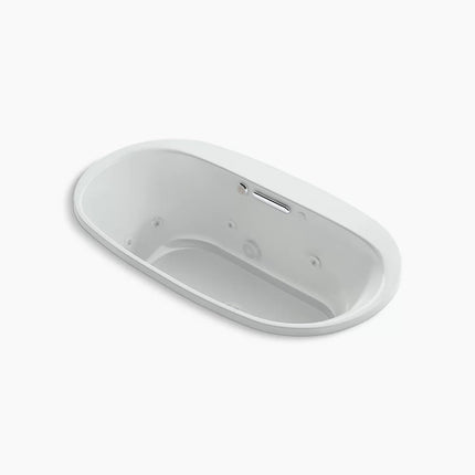 Kohler Underscore 65-1/2" x 35-3/4" drop-in Heated BubbleMassage air bath with whirlpool K-5716-XHGH-95 - Plumbing Market