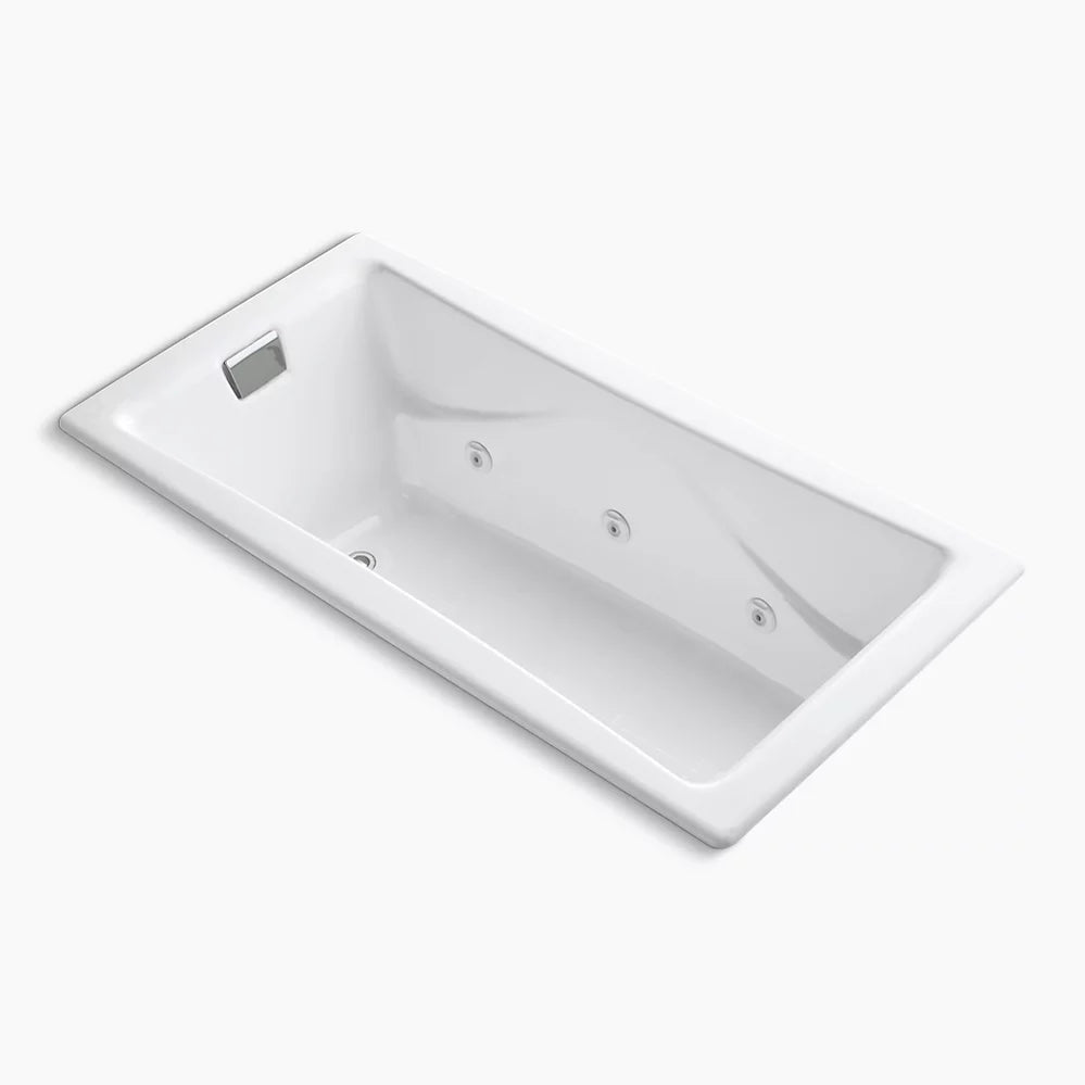 Kohler Tea-for-Two 71-3/4" x 36" drop-in/undermount whirlpool bath K-865-JHD-0 - Plumbing Market