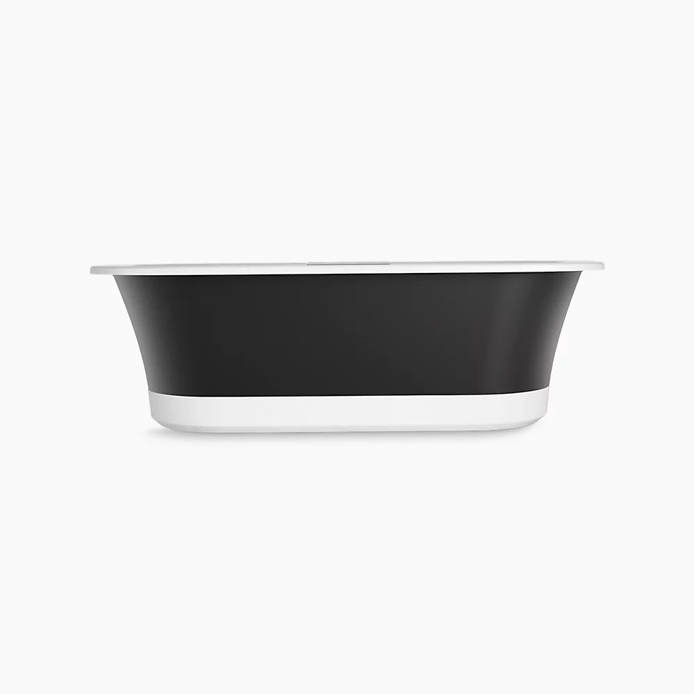 Kohler Volute 63" x 28-3/8" freestanding bath with base K-29326-P5B0-0 - Plumbing Market