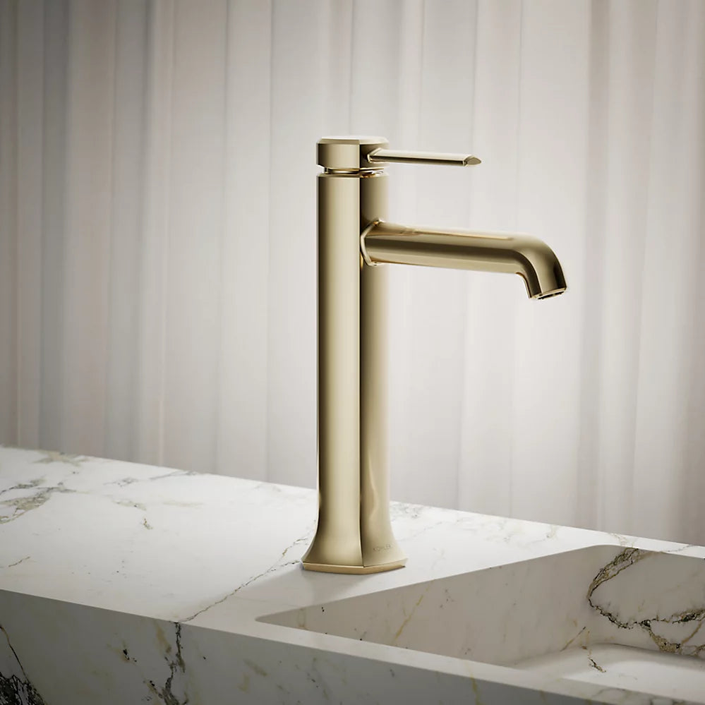 Kohler Occasion Tall single-handle bathroom sink faucet, 1.2 gpm K-27003-4-AF - Plumbing Market