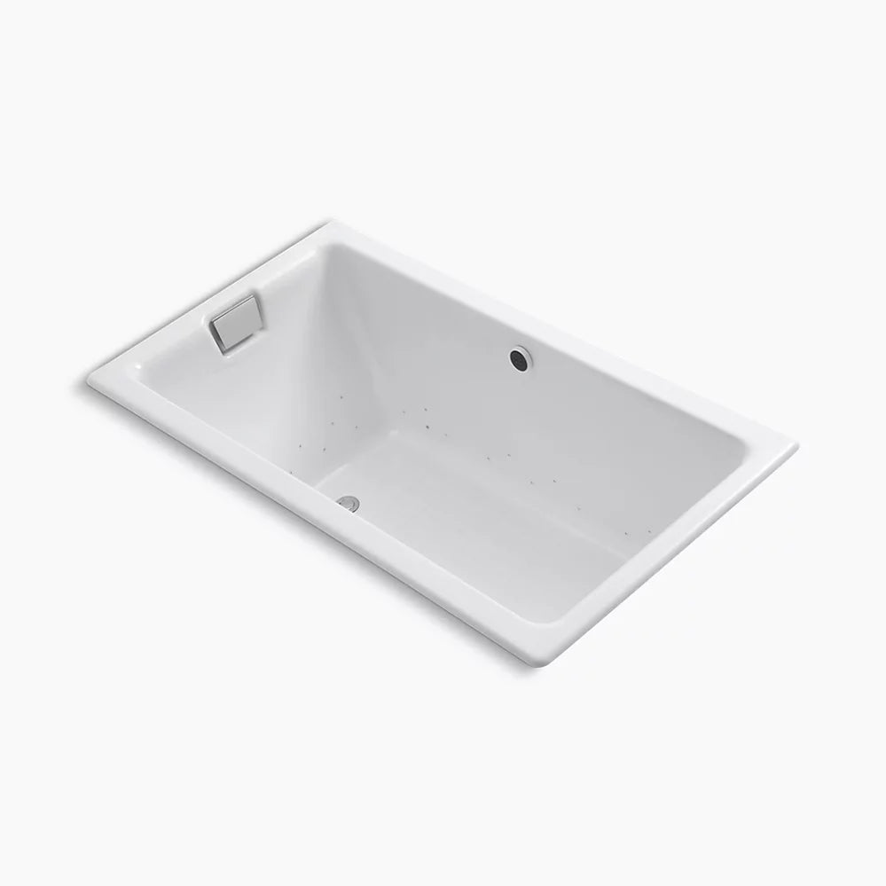 Kohler Tea-for-Two 66" x 36" drop-in Heated BubbleMassage air bath K-856-GH0-0 - Plumbing Market
