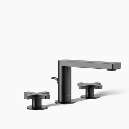 Kohler Composed Widespread bathroom sink faucet with Cross handles, 1.2 gpm K-73060-3-BL - Plumbing Market