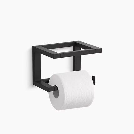 Kohler Draft Pivoting toilet paper holder K-31750-BL - Plumbing Market