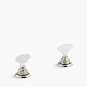 Kohler Artifacts Howlite T-handle bathroom sink faucet handles K-98068-6HWL-SN - Plumbing Market