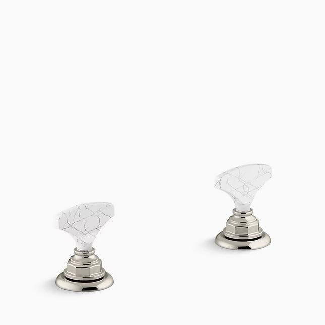 Kohler Artifacts Howlite T-handle bathroom sink faucet handles K-98068-6HWL-SN - Plumbing Market