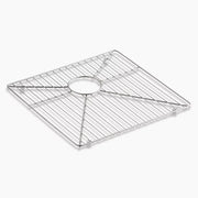 Kohler Vault Strive Stainless steel sink rack for left bowl, 16-15/16" x 15-15/16" K-6646-ST - Plumbing Market