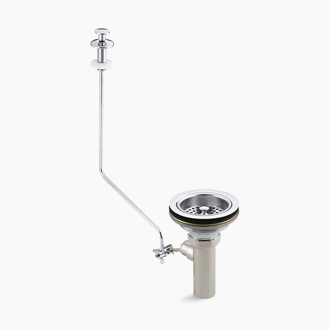 Kohler Duostrainer Sink strainer with tailpiece and pop-up drain K-8802-RL-CP - Plumbing Market