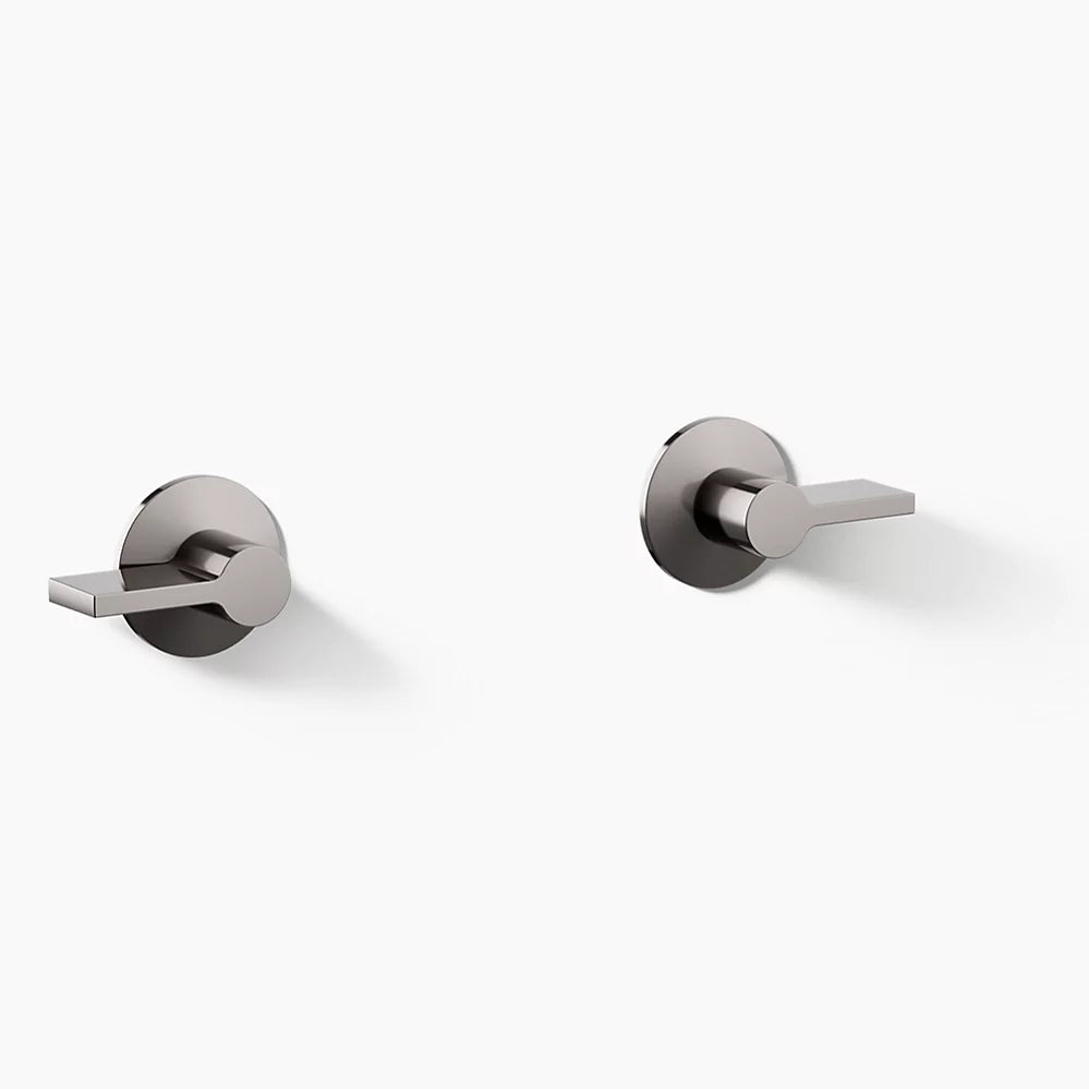 Kohler Components Wall-mount bathroom sink faucet Lever handle trim K-T77981-4-TT - Plumbing Market