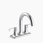 Kohler Venza Centerset bathroom sink faucet, 0.5 gpm K-28124-4N-CP - Plumbing Market