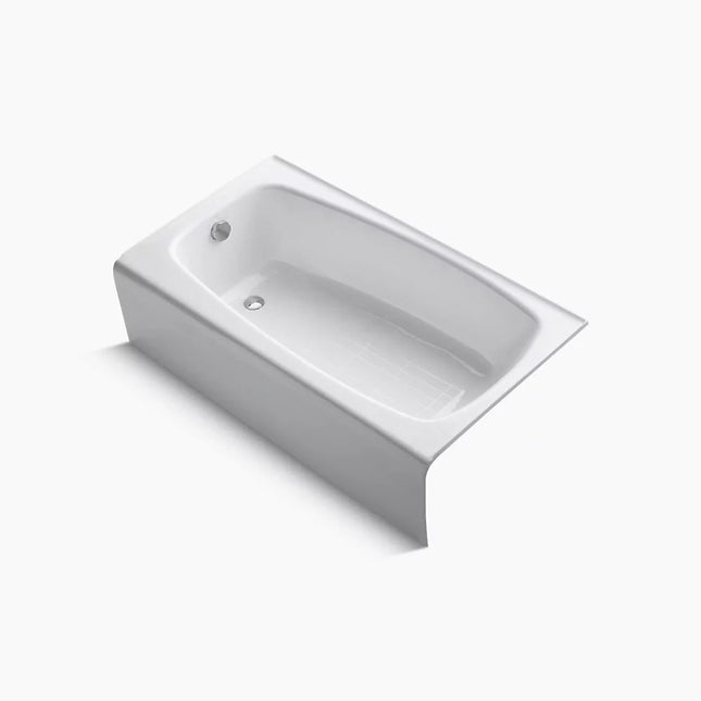 Kohler Seaforth 54" x 30-1/4" alcove bath, left drain K-745-0 - Plumbing Market