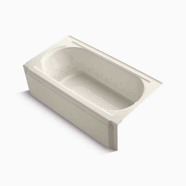 Kohler Memoirs 60" x 33-3/4" alcove BubbleMassage air bath, right drain K-724-GCP-96 - Plumbing Market