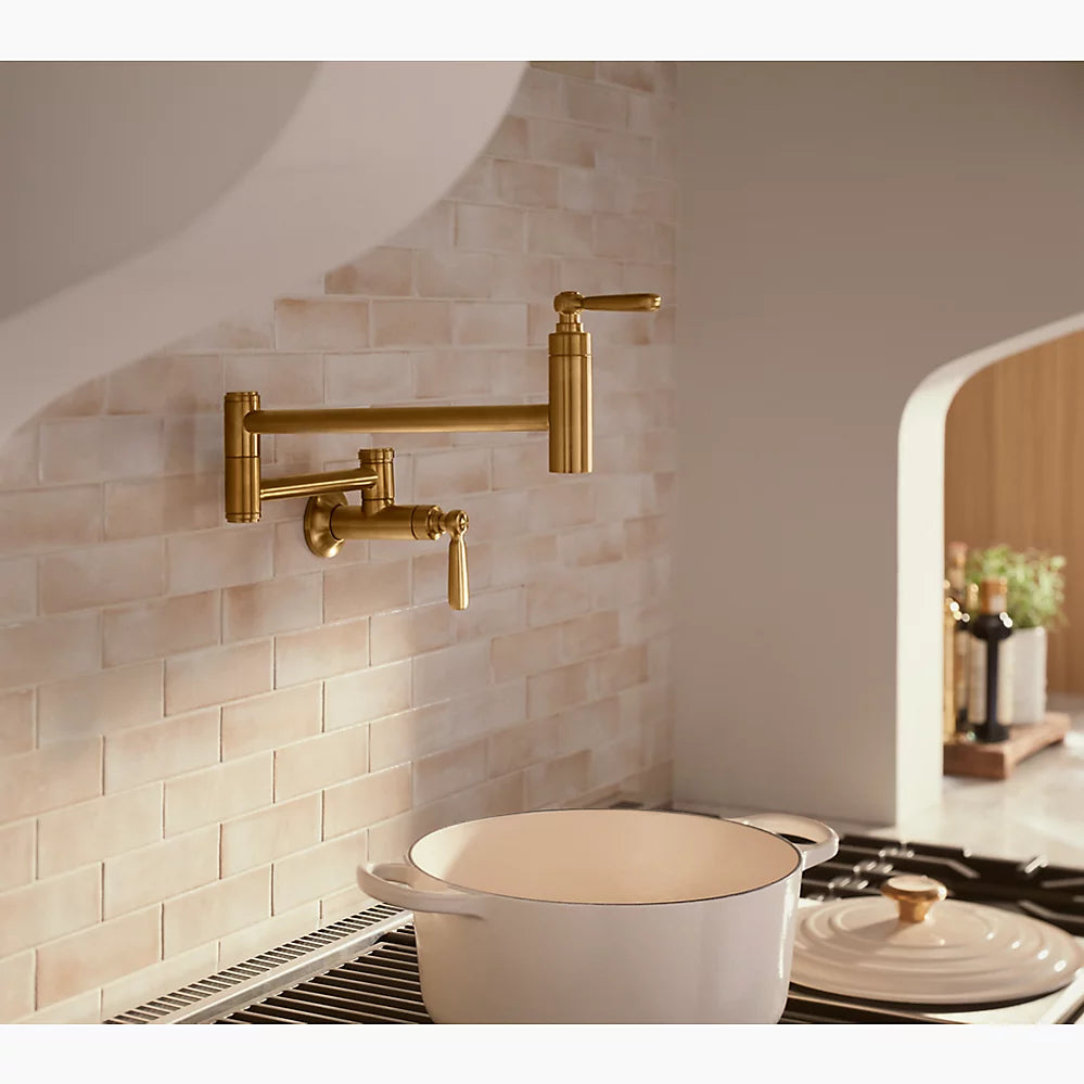 Kohler Edalyn by Studio McGee Wall-mount pot filler K-28359-BL - Plumbing Market