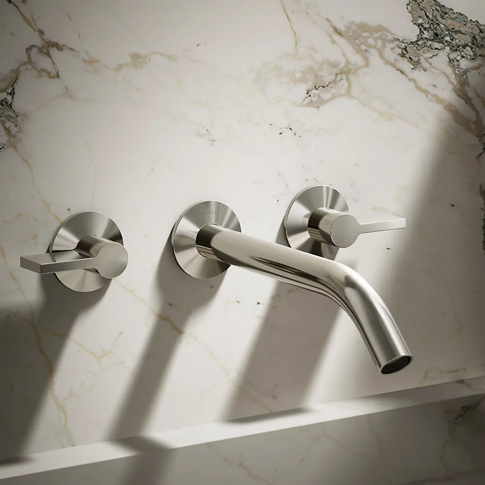 Kohler Components Wall-mount bathroom sink faucet spout with Tube design, 1.2 gpm K-T23890-SN - Plumbing Market
