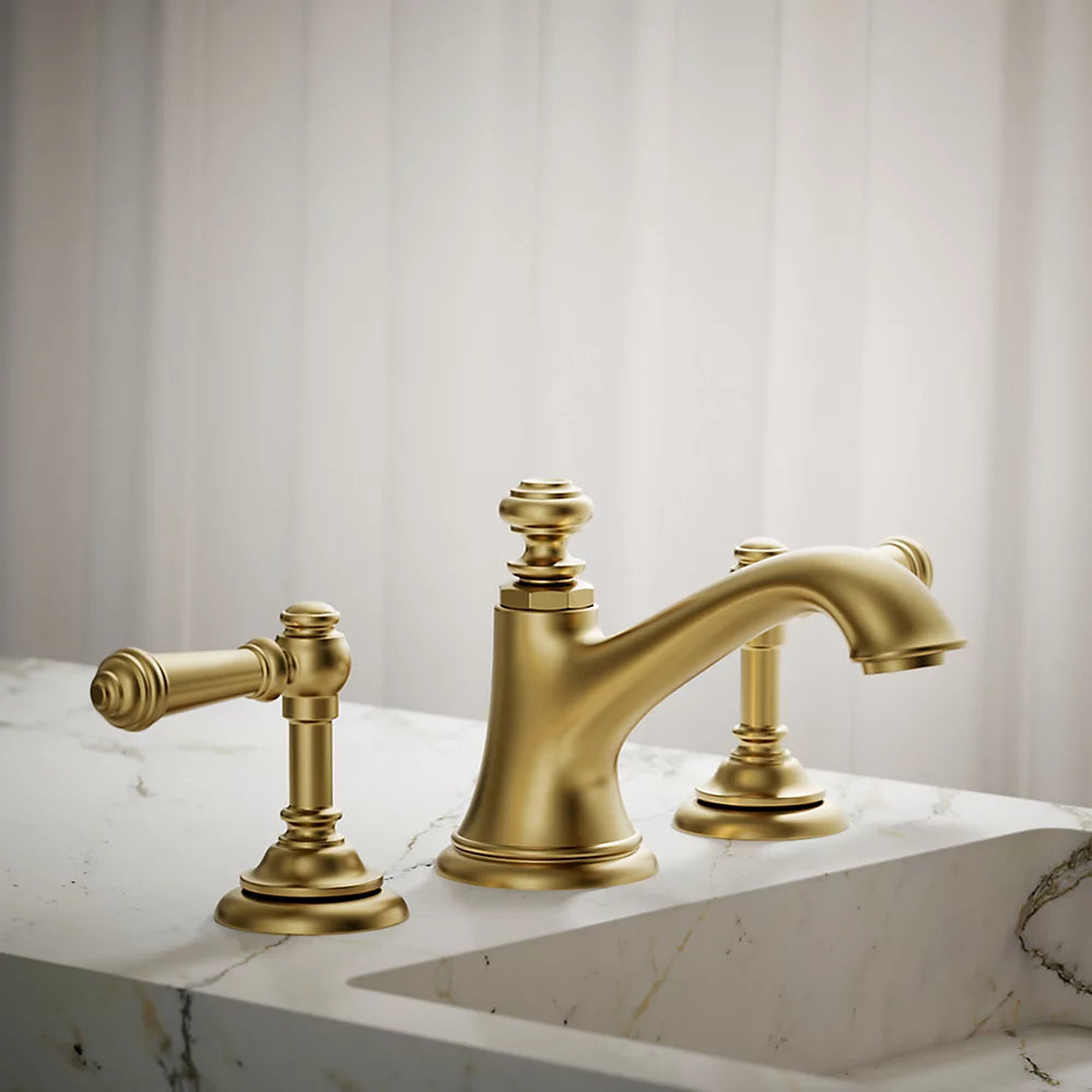 Kohler Artifacts with Bell design Bathroom sink faucet spout with Bell design, 1.2 gpm K-72759-2MB - Plumbing Market