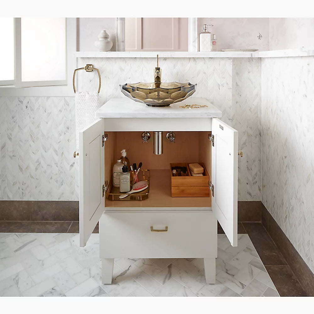 Kohler Poplin 24" bathroom vanity cabinet K-99527-LG-1WA - Plumbing Market