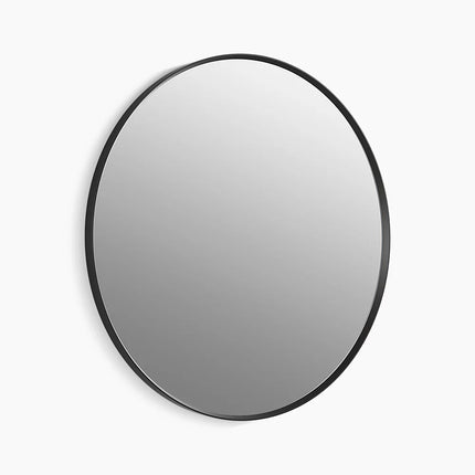 Kohler Essential 36" round framed mirror K-31369-BLL - Plumbing Market