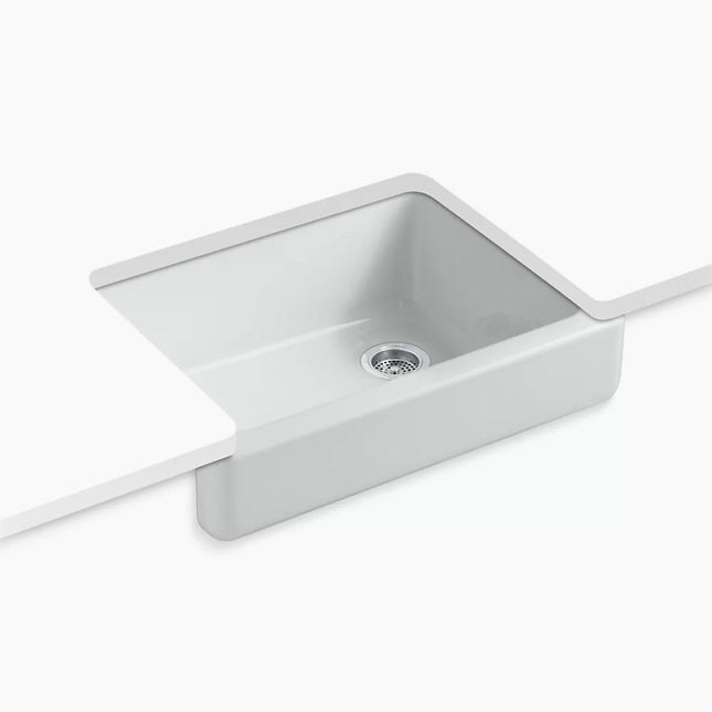 Kohler Whitehaven 29-1/2" undermount single-bowl farmhouse kitchen sink K-6486-95 - Plumbing Market