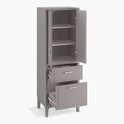 Kohler Seer 24" x 70" linen tower K-33556-ASB-1WT - Plumbing Market