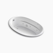 Kohler Sunward 66" x 42" drop-in whirlpool bath with Bask heated surface K-6347-W1-0 - Plumbing Market