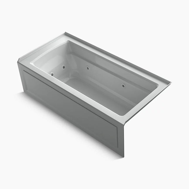 Kohler Archer 66" x 32" alcove whirlpool, right drain K-1949-RA-95 - Plumbing Market
