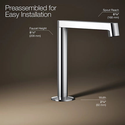 Kohler Components Bathroom sink faucet spout with Row design, 1.2 gpm K-77969-CP - Plumbing Market