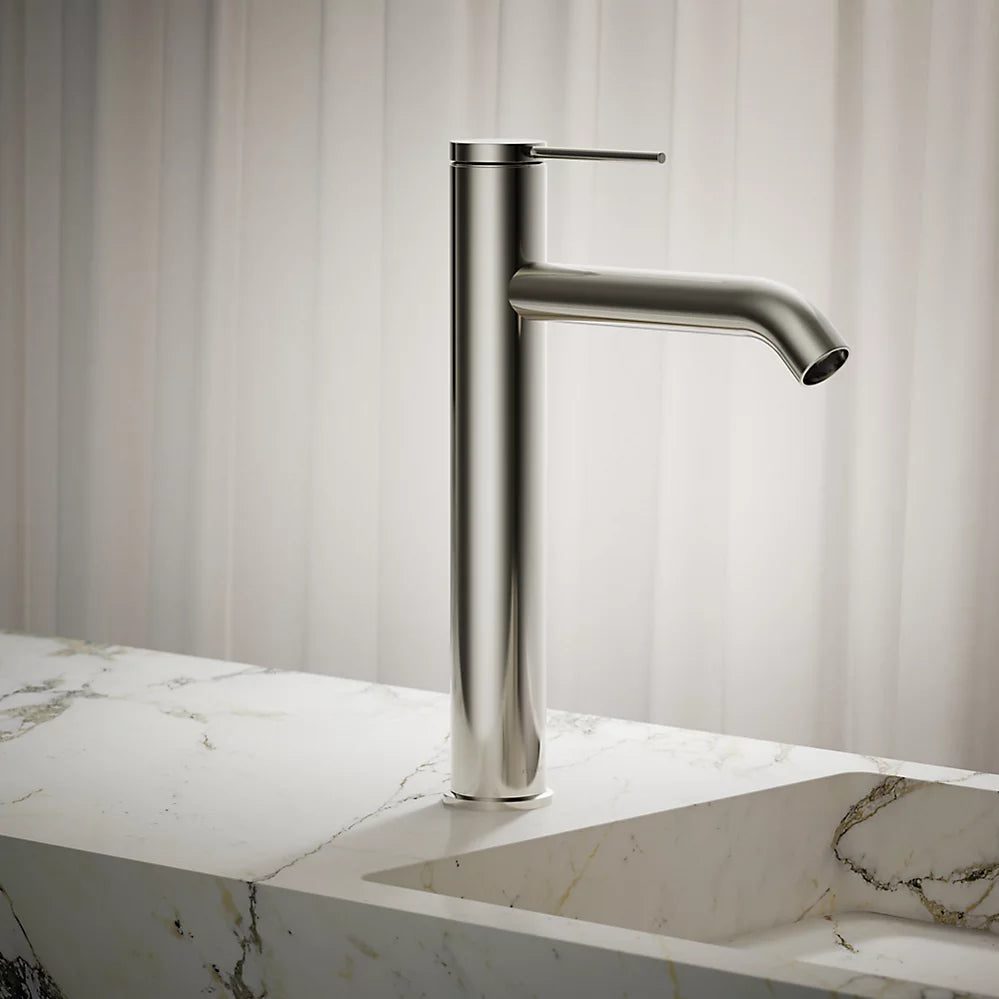 Kohler Components Tall single-handle bathroom sink faucet, 1.2 gpm K-77959-4A-SN - Plumbing Market