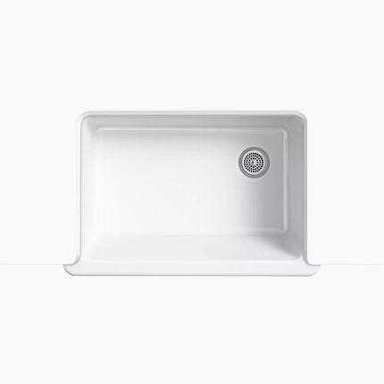 Kohler Whitehaven 32-3/4" undermount single-bowl farmhouse kitchen sink K-5827-TRF - Plumbing Market